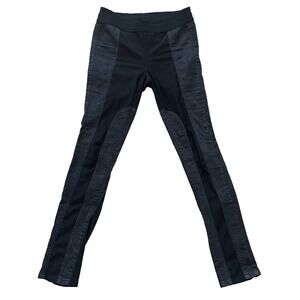 BCBGMaxAzria Equestrian Leggings with Jean Panels Size Medium
